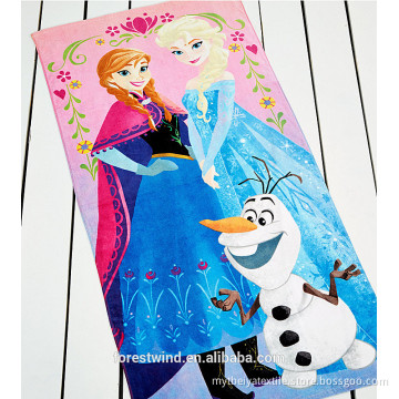 Rectangle Shape and 100% Cotton Material Beach Towel with Printing Photos